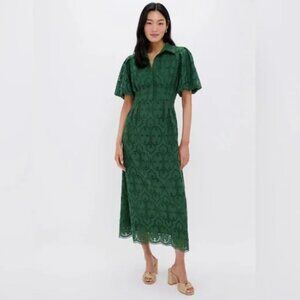 TUCKERNUCK Green Eyelet Delaney Dress | XL